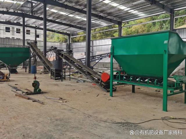 烘干機-廠里出售二手年產10萬噸有機肥生產線_年產10萬.